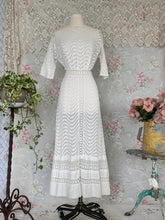 Antique 1900’s Edwardian White Eyelet Day Dress