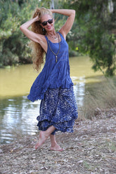 BLUE LEOPARD Print PantalOOnies