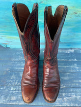 70s Lucchese Western Cowboy Boots 8 1/2D