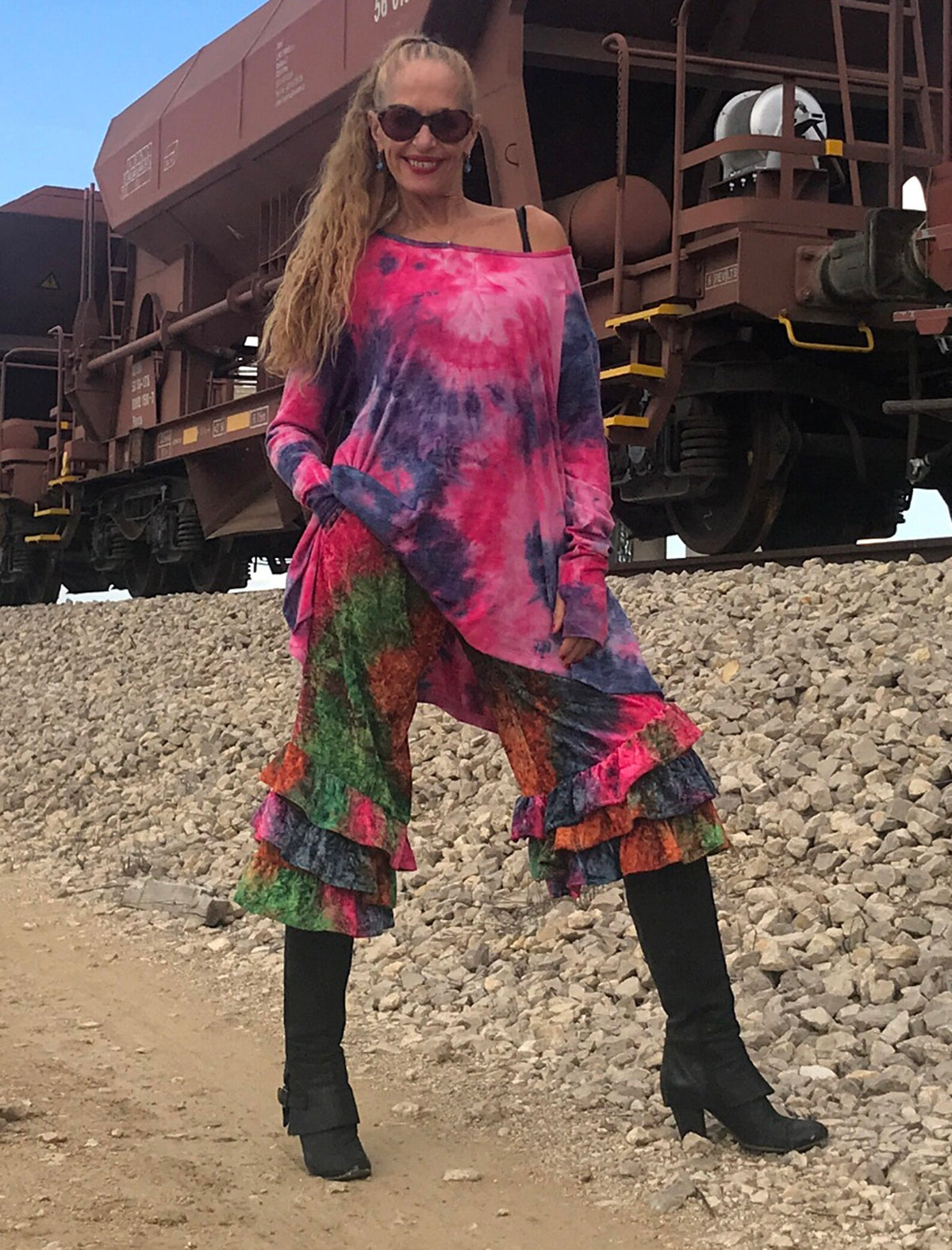 WOODSTOCK Crushed Velvet Bloomer PantalOOnies