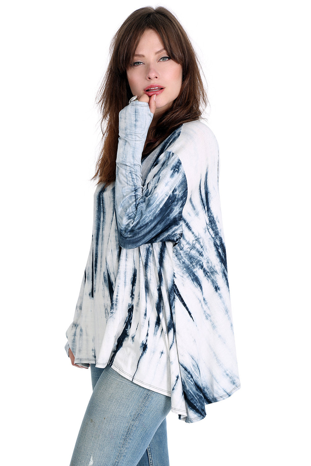 Evening Sky Tie Dye Frenchie Top